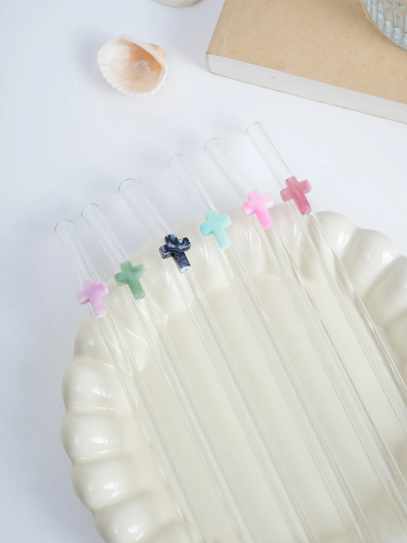 1/7PCS Colorful Party Glass Straws, Multi-Color Decorative Curved Straws, Perfect for Drinks, Theme Party Essential
1/7PCS Colorful Party Glass Straws, Multi-Color Decorative Curved Straws, Perfect for Drinks, Theme Party Essential