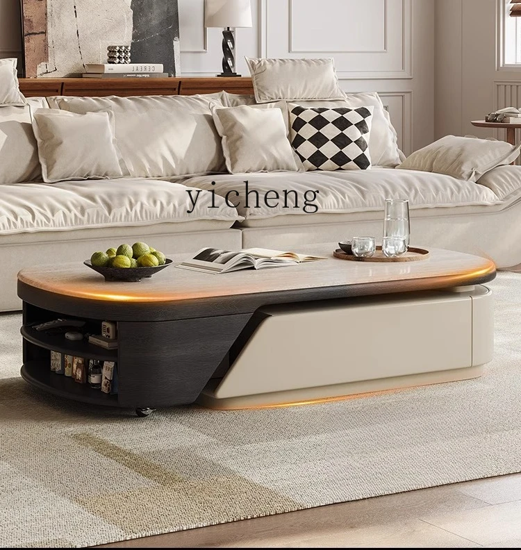 GZ retractable coffee table living room household small apartment modern simple retro rock slab coffee table
GZ retractable coffee table living room household small apartment modern simple retro rock slab coffee table