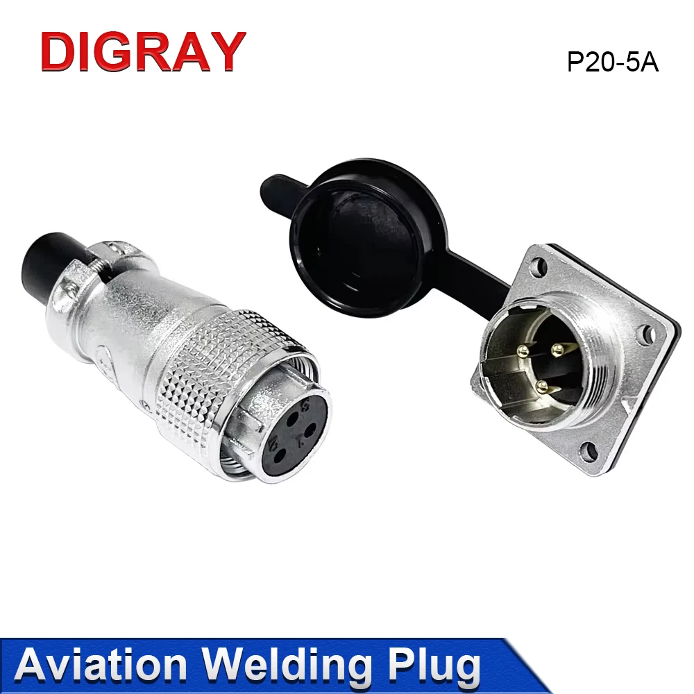 DIGRAY 1Pcs P20 Aviation Connector - Male/Female 3 Pin Plug Outer Sleeve Cable Plug
DIGRAY 1Pcs P20 Aviation Connector - Male/Female 3 Pin Plug Outer Sleeve Cable Plug