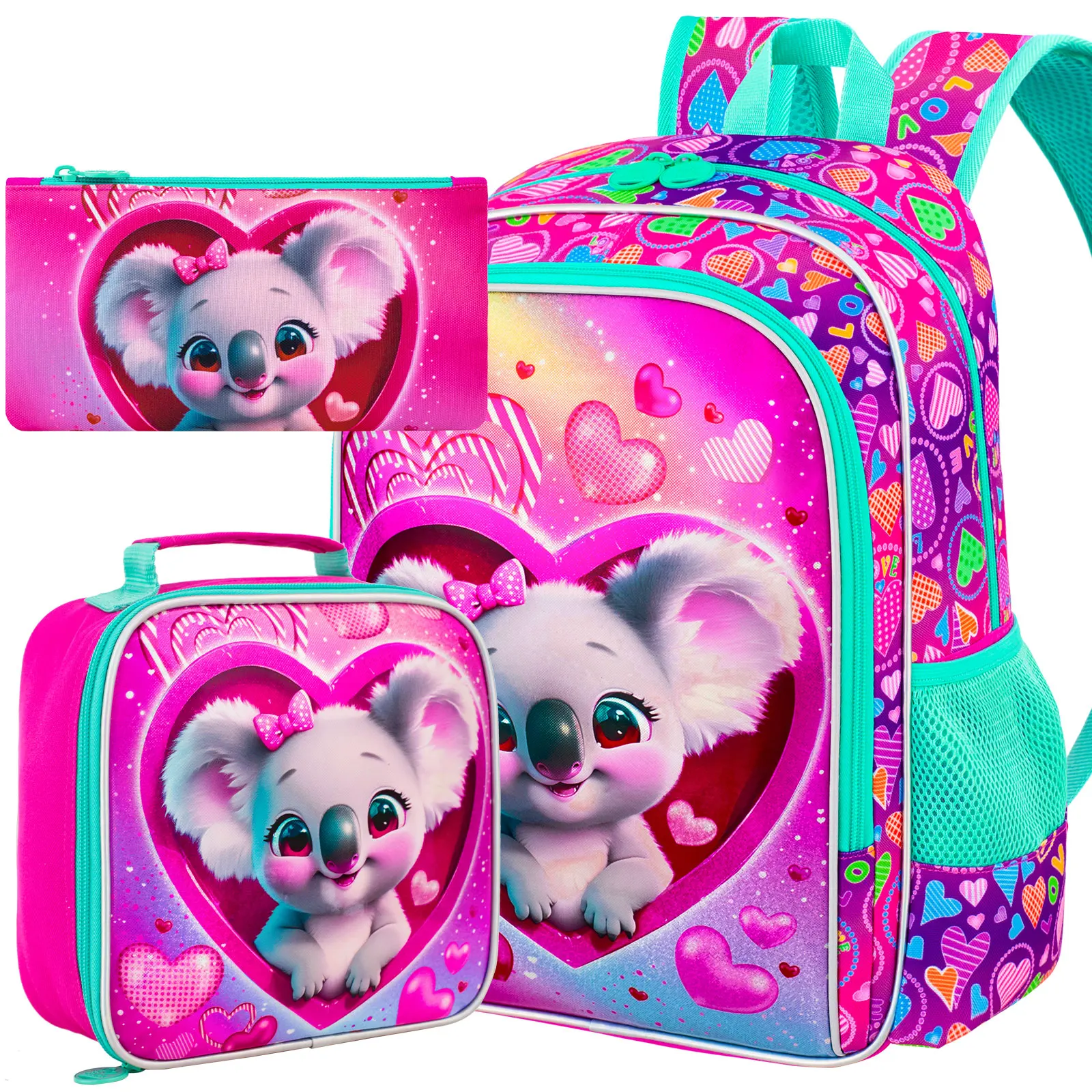 16" Backpack for Girls , 3Pcs Kids Bookbag Set with Lunch Box, School Bag for Preschool Kindergarten
16" Backpack for Girls , 3Pcs Kids Bookbag Set with Lunch Box, School Bag for Preschool Kindergarten