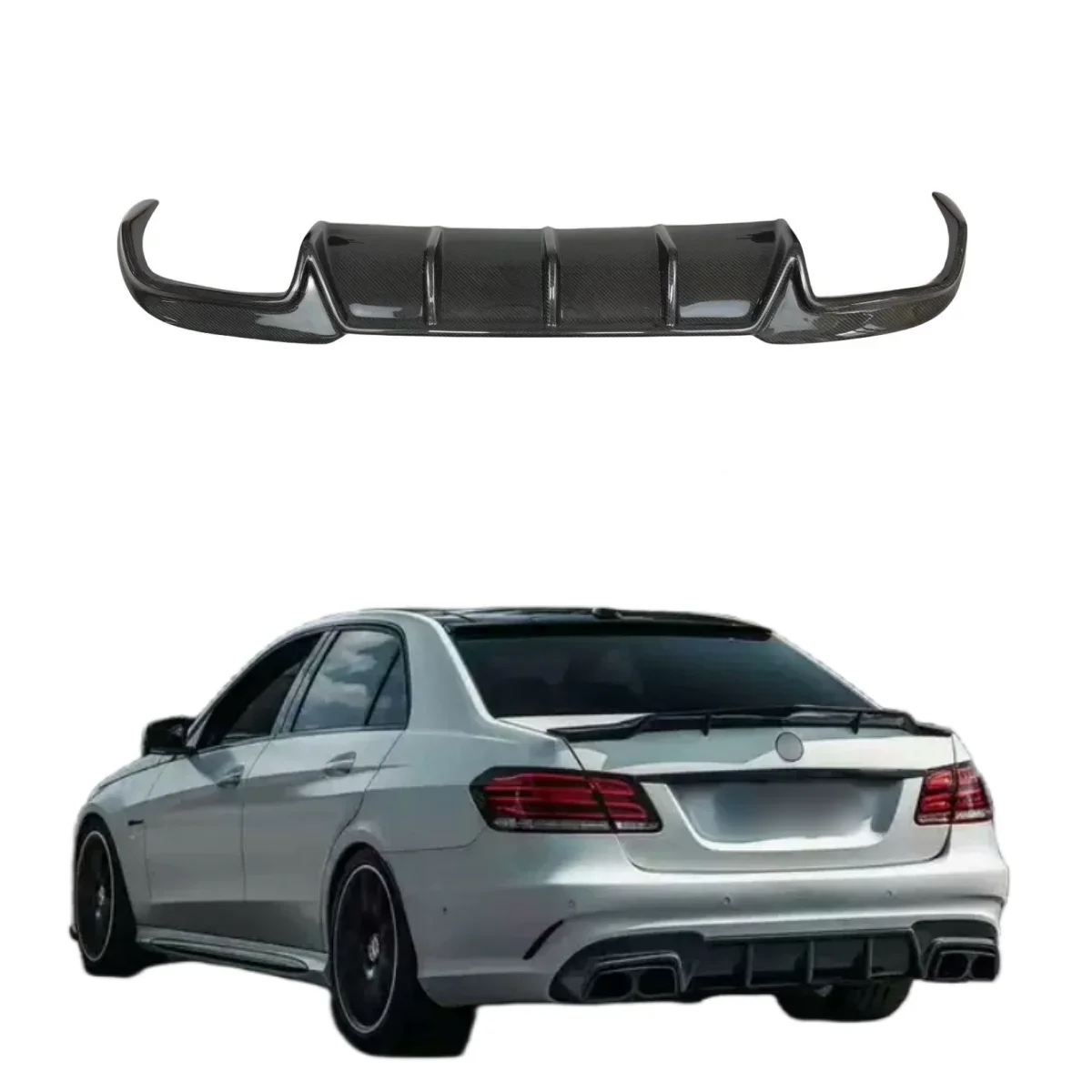 Задний диффузор из углеродного волокна в стиле B для Mercedes Benz E Class E E63 W212, диффузор для автозапчастей 
Задний диффузор из углеродного волокна в стиле B для Mercedes Benz E Class E E63 W212, диффузор для автозапчастей