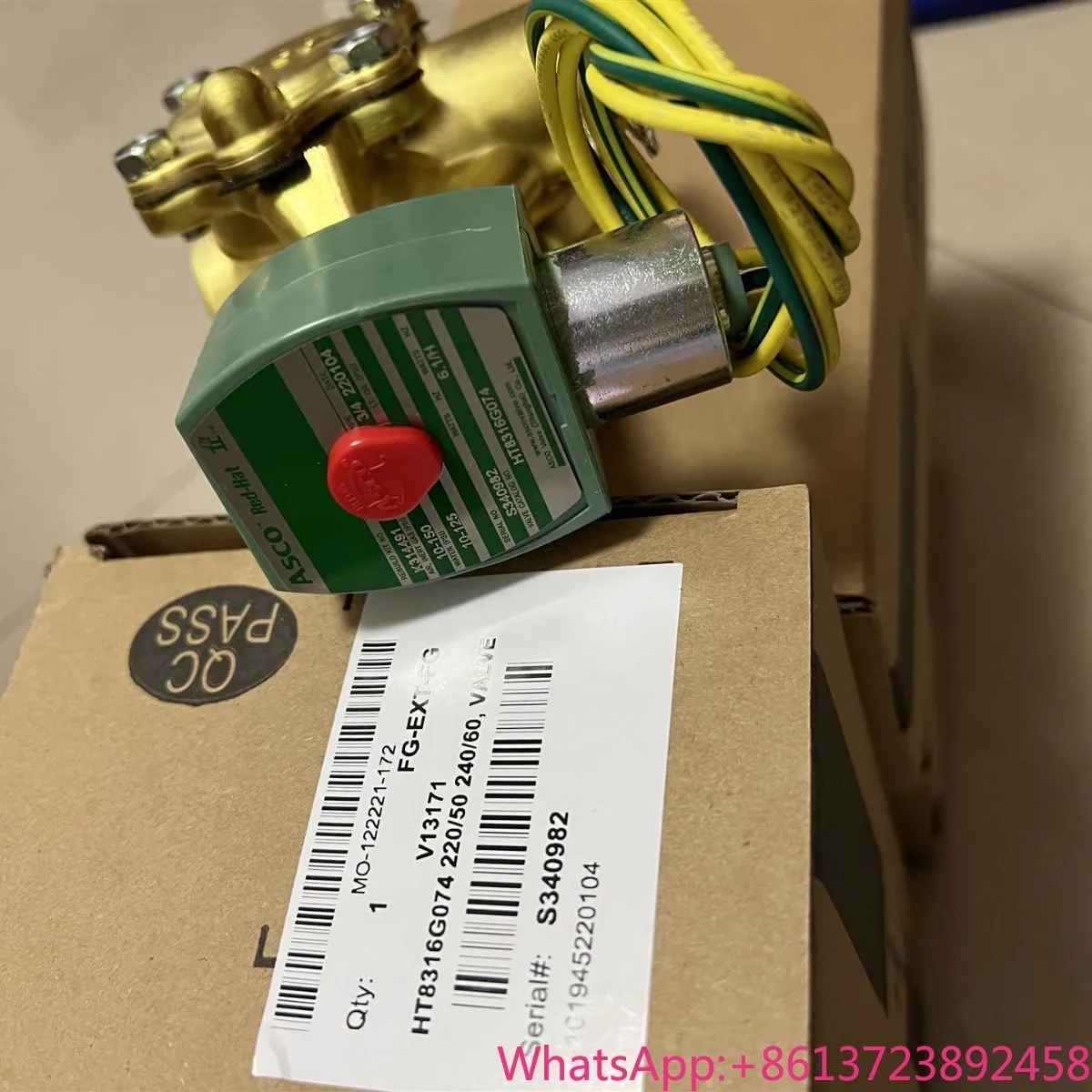 2025 ASCO original new solenoid valve coil 400904-542 24/DC Shanghai Senlayer spot supply
2025 ASCO original new solenoid valve coil 400904-542 24/DC Shanghai Senlayer spot supply