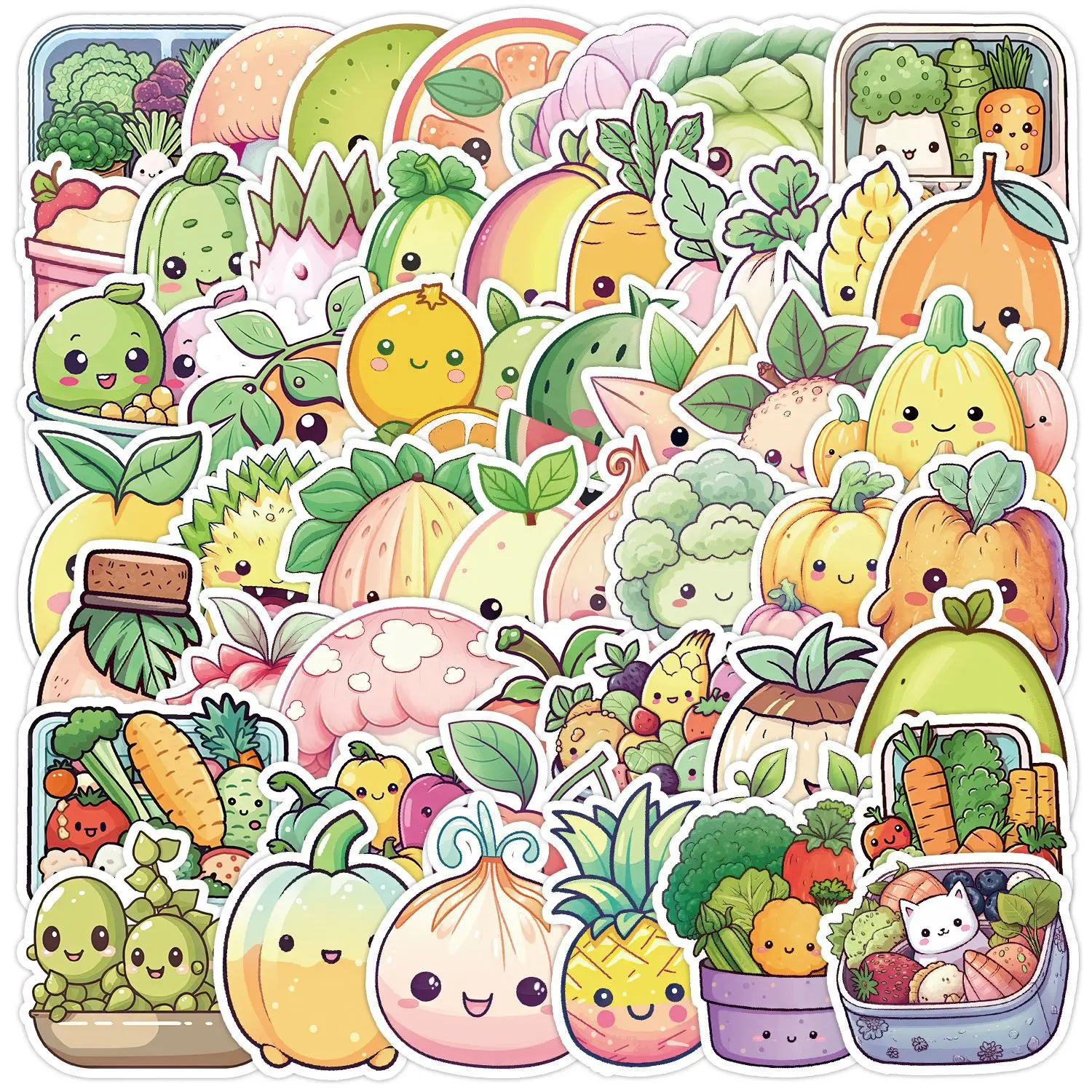 50Pcs Cartoon Vegetable Series Stickers Suitcase Phone Case Water Bottle Waterproof Decoration Diy Sticker Packs
50Pcs Cartoon Vegetable Series Stickers Suitcase Phone Case Water Bottle Waterproof Decoration Diy Sticker Packs