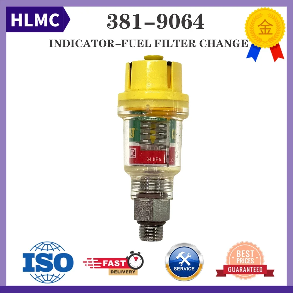 E312D 312D2 E313D 320D 320D2 Excavator Parts Fuel Filter Change Indicator Sensor 381-9064 3819064
E312D 312D2 E313D 320D 320D2 Excavator Parts Fuel Filter Change Indicator Sensor 381-9064 3819064