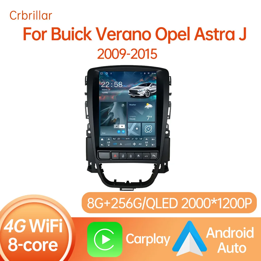 Crbrillar 9,7 дюйма Android 12 Carplay Автомобильный радиоприемник для Opel Astra J Verano 2007-2014 Мультимедийный плеер 2 din GPS Авто Стерео DVD 2din
Crbrillar 9,7 дюйма Android 12 Carplay Автомобильный радиоприемник для Opel Astra J Verano 2007-2014 Мультимедийный плеер 2 din GPS Авто Стерео DVD 2din