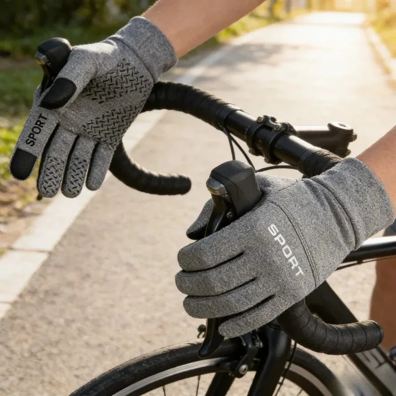 Mens Winter Cycling Gloves Warm Touch Screen Full Finger Cold Proof Non Slip Outdoor Sports Gloves
Mens Winter Cycling Gloves Warm Touch Screen Full Finger Cold Proof Non Slip Outdoor Sports Gloves