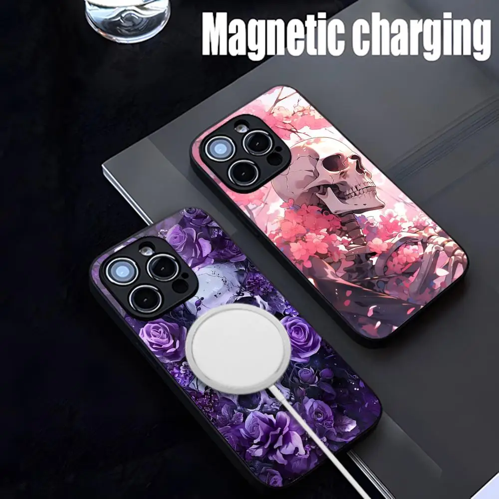 Чехол для телефона Art Skull с сильным магнетизмом и стеклом для iPhone 16 Pro Max 14 13 12 15 11 Pro XS Max Plus Mini Coque
Чехол для телефона Art Skull с сильным магнетизмом и стеклом для iPhone 16 Pro Max 14 13 12 15 11 Pro XS Max Plus Mini Coque