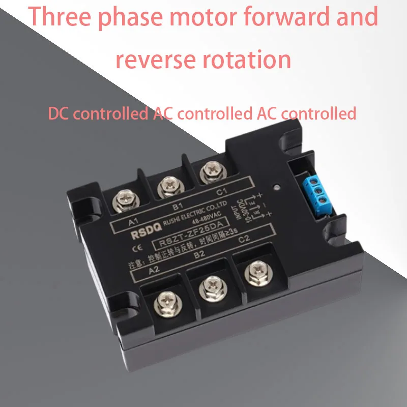 Three phase solid state relay 380v motor forward and reverse DC control AC 25DA AC control AC 40AA industrial module accessories
Three phase solid state relay 380v motor forward and reverse DC control AC 25DA AC control AC 40AA industrial module accessories
