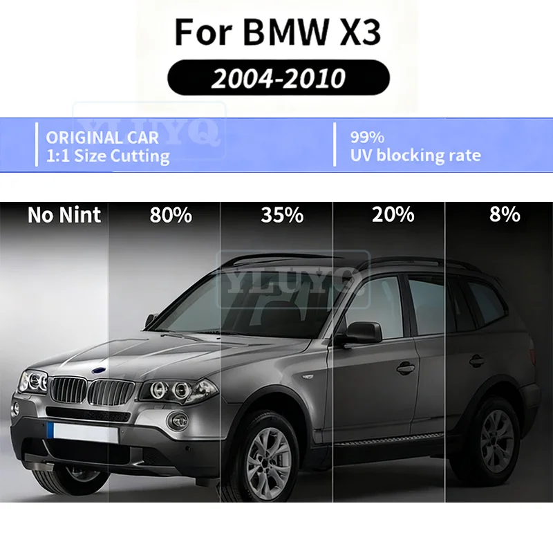 Car Side Window Solar for BMW X3 E83 2004-2010 Foil Film Accessories Glass Tint Explosion Protection UV % Protector Sticker Film
Car Side Window Solar for BMW X3 E83 2004-2010 Foil Film Accessories Glass Tint Explosion Protection UV % Protector Sticker Film
