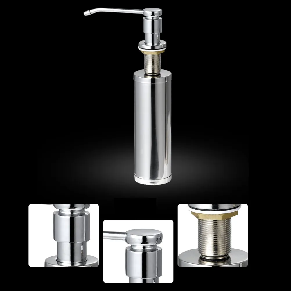 Stainless Steel Soap Dispenser for Kitchen and Bathroom Sink Refillable Pump Bottle with Wide Mouth Easy Install Rustproof Acid
Stainless Steel Soap Dispenser for Kitchen and Bathroom Sink Refillable Pump Bottle with Wide Mouth Easy Install Rustproof Acid