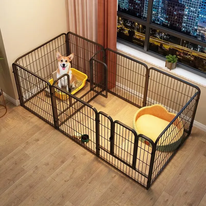 Indoor Pet Playpen for Small Medium Dogs Portable Puppy House with Door Metal Iron Kennel for Teddy Home Barrier Dog Fence
Indoor Pet Playpen for Small Medium Dogs Portable Puppy House with Door Metal Iron Kennel for Teddy Home Barrier Dog Fence