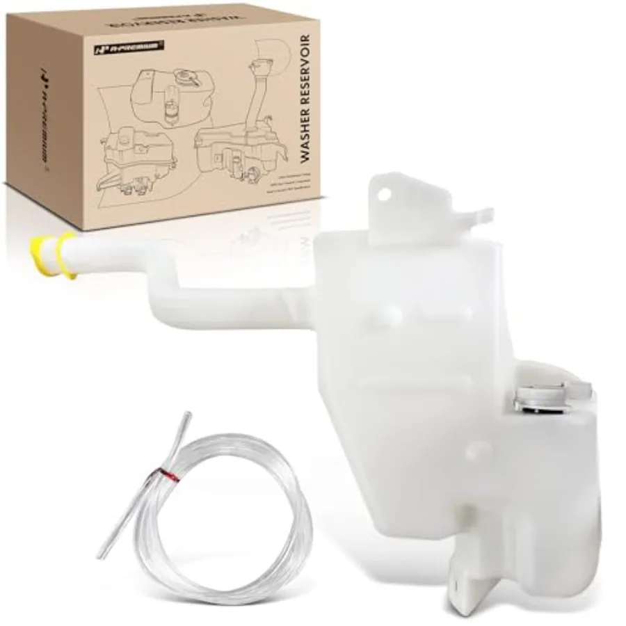 Windshield Washer Reservoir Tank Assembly Compatible with Jeep KJ Series Liberty 2002 2003 2004 - with Cap and Washer Pump and
Windshield Washer Reservoir Tank Assembly Compatible with Jeep KJ Series Liberty 2002 2003 2004 - with Cap and Washer Pump and