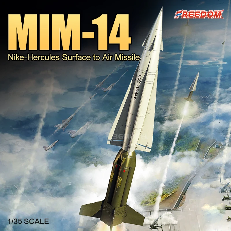 FREEDOM F15106 Assembled Scale Model Kit MIM-14 Nike Hercules missile Multinational Painting 1/35
FREEDOM F15106 Assembled Scale Model Kit MIM-14 Nike Hercules missile Multinational Painting 1/35