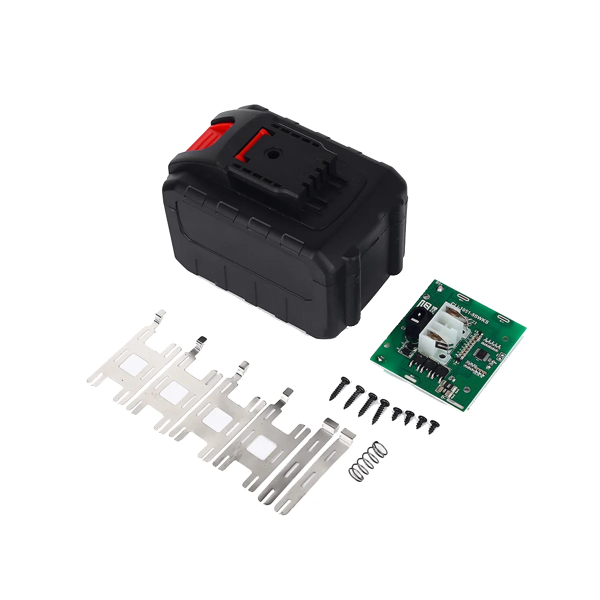 Battery Plastic Case+Lithium Battery Protective Board for 15-Cell Battery Case Circuit Board Kit
Battery Plastic Case+Lithium Battery Protective Board for 15-Cell Battery Case Circuit Board Kit
