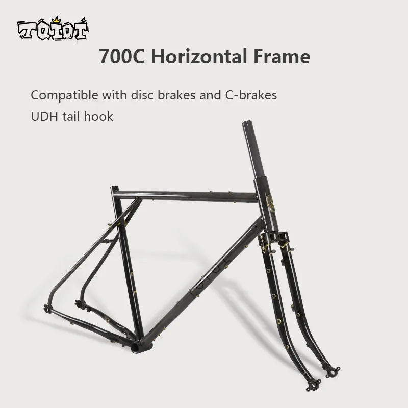 Travel Bicycle Frame,Chrome-molybdenum Steel Travel Bike Frame,700C/650C Touring Bike Vintage Horizontal Frame,54/56/58/60cm
Travel Bicycle Frame,Chrome-molybdenum Steel Travel Bike Frame,700C/650C Touring Bike Vintage Horizontal Frame,54/56/58/60cm