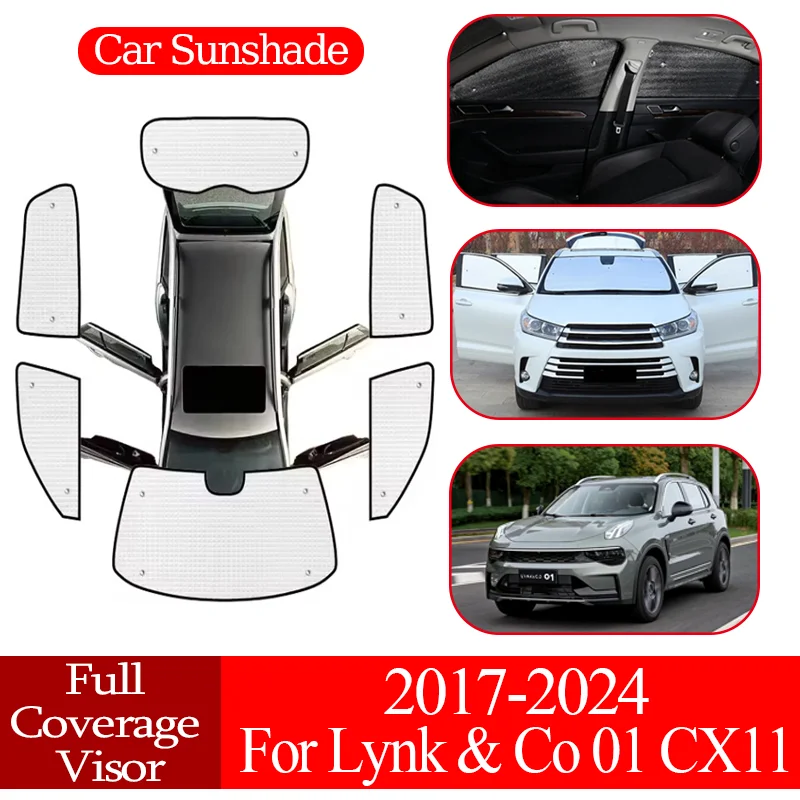 Full Window Sunshade Anti-UV Car Coverage Sunshade Cover Protection Board Auto Accessories For Lynk & Co 01 CX11 2017~2023 2024
Full Window Sunshade Anti-UV Car Coverage Sunshade Cover Protection Board Auto Accessories For Lynk & Co 01 CX11 2017~2023 2024