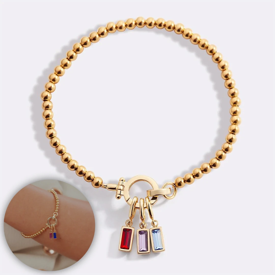 Изготовленный на заказ браслет с камнем из бисера, персонализированный эластичный браслет из нержавеющей стали, водонепроницаемый роскошный ювелирный подарок для нее
Изготовленный на заказ браслет с камнем из бисера, персонализированный эластичный браслет из нержавеющей стали, водонепроницаемый роскошный ювелирный подарок для нее