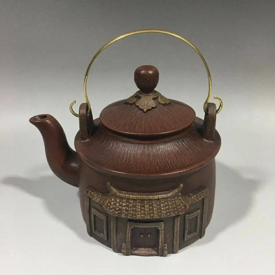 China yixing Purple clay Zisha teapot exquisite relief creative home desktop decoration modern handicrafts
China yixing Purple clay Zisha teapot exquisite relief creative home desktop decoration modern handicrafts