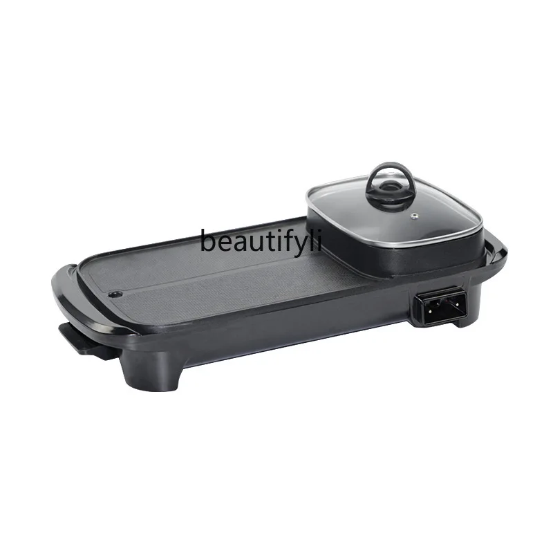 Household electric hot pot non-stick electric cooking pot rinse and bake dual-purpose electric baking pan
Household electric hot pot non-stick electric cooking pot rinse and bake dual-purpose electric baking pan