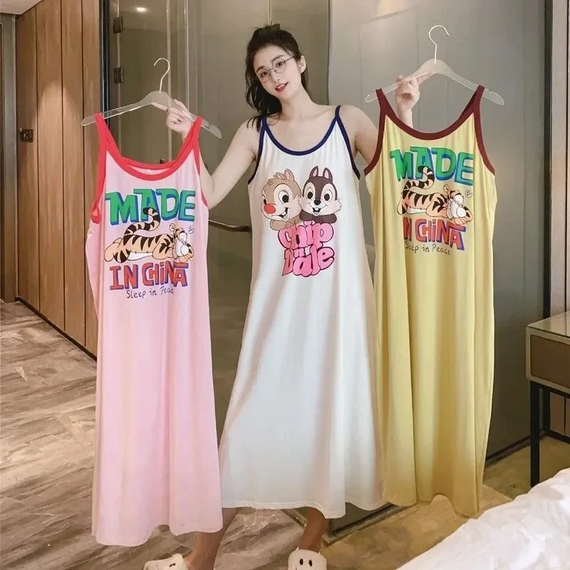 Kawaii Chip 'n' Dale Camisole Sleeping Skirt MINISO Anime Lovely Girl Student Leisure Time Easy Leisure Wear Sleeveless Pajamas
Kawaii Chip 'n' Dale Camisole Sleeping Skirt MINISO Anime Lovely Girl Student Leisure Time Easy Leisure Wear Sleeveless Pajamas