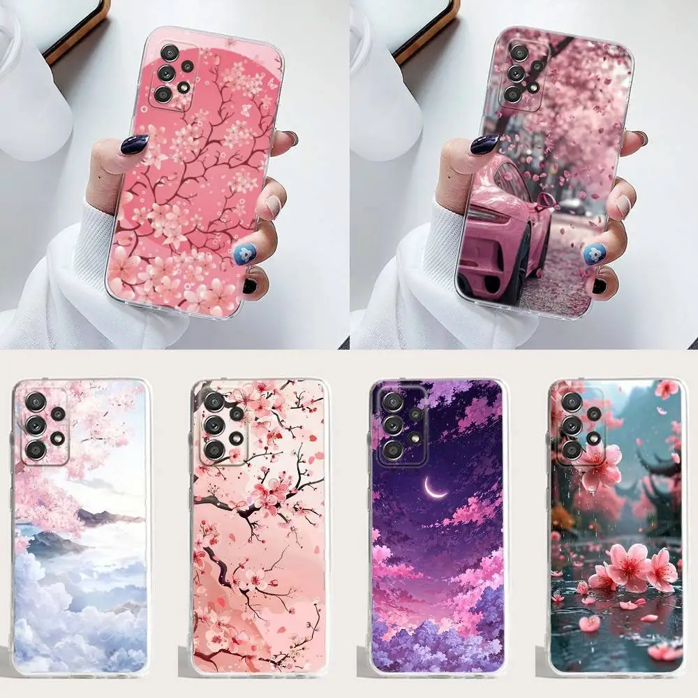 Pink Cherry Blossom Sakura Phone Case Silicone For Samsung S30,23,21,22,20 FE lite,S10,9,PIus Note20ultra Soft Transparent
Pink Cherry Blossom Sakura Phone Case Silicone For Samsung S30,23,21,22,20 FE lite,S10,9,PIus Note20ultra Soft Transparent