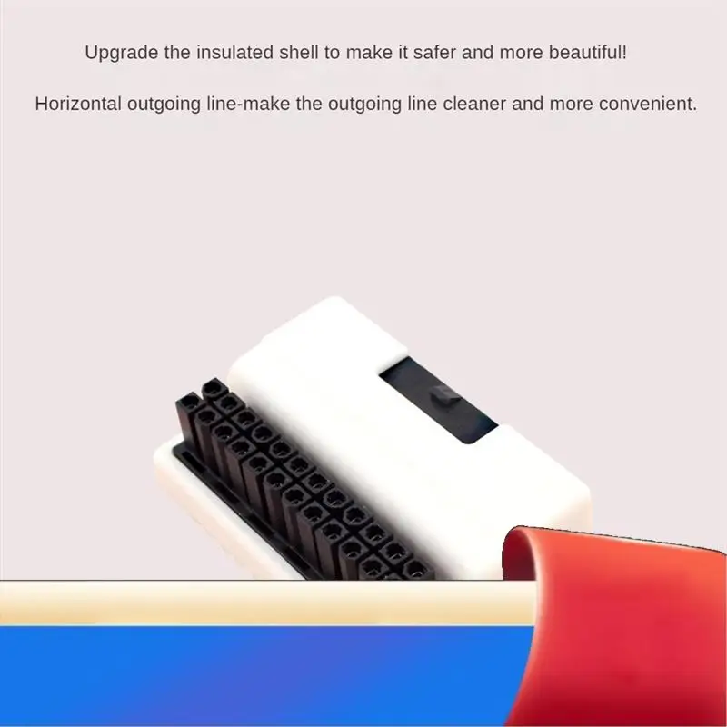 ATX 24 Pin 90 Degree Power Plug Adapter Mainboard Motherboard Power Supply Cable Modular For Power Supply Cables-X62A
ATX 24 Pin 90 Degree Power Plug Adapter Mainboard Motherboard Power Supply Cable Modular For Power Supply Cables-X62A