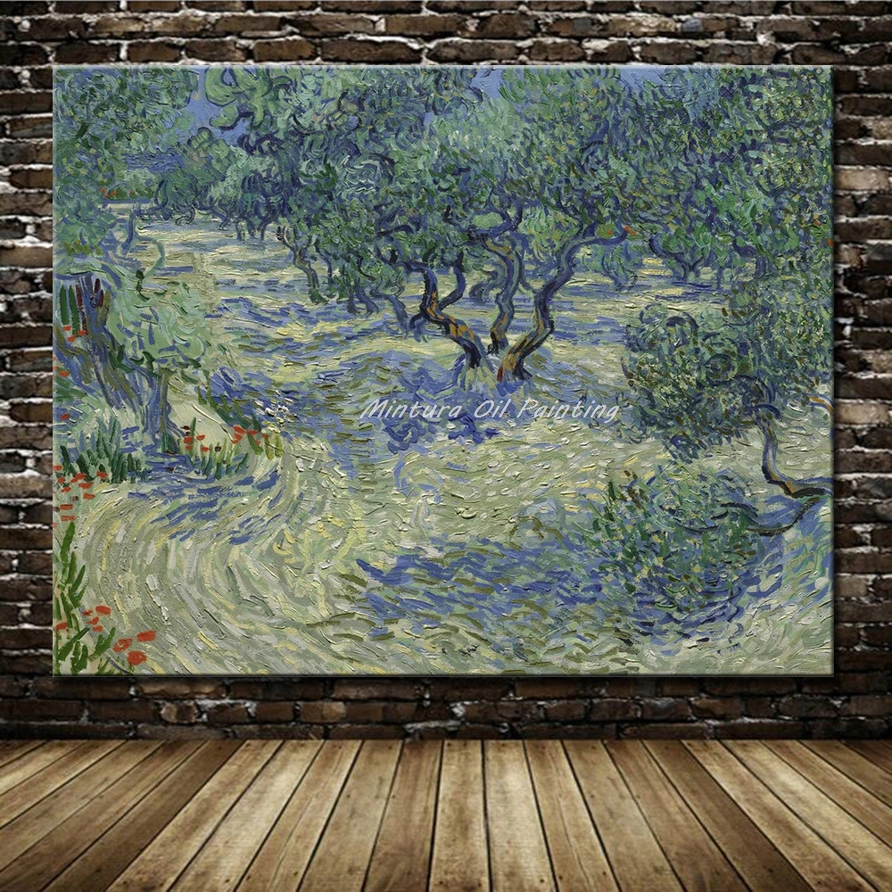 Mintura Handpainted Reproduction Oilve Orchard Of Vincent Van Gogh Famous Oil Painting on Canvas Wall Art Picture for Home Decor
Mintura Handpainted Reproduction Oilve Orchard Of Vincent Van Gogh Famous Oil Painting on Canvas Wall Art Picture for Home Decor