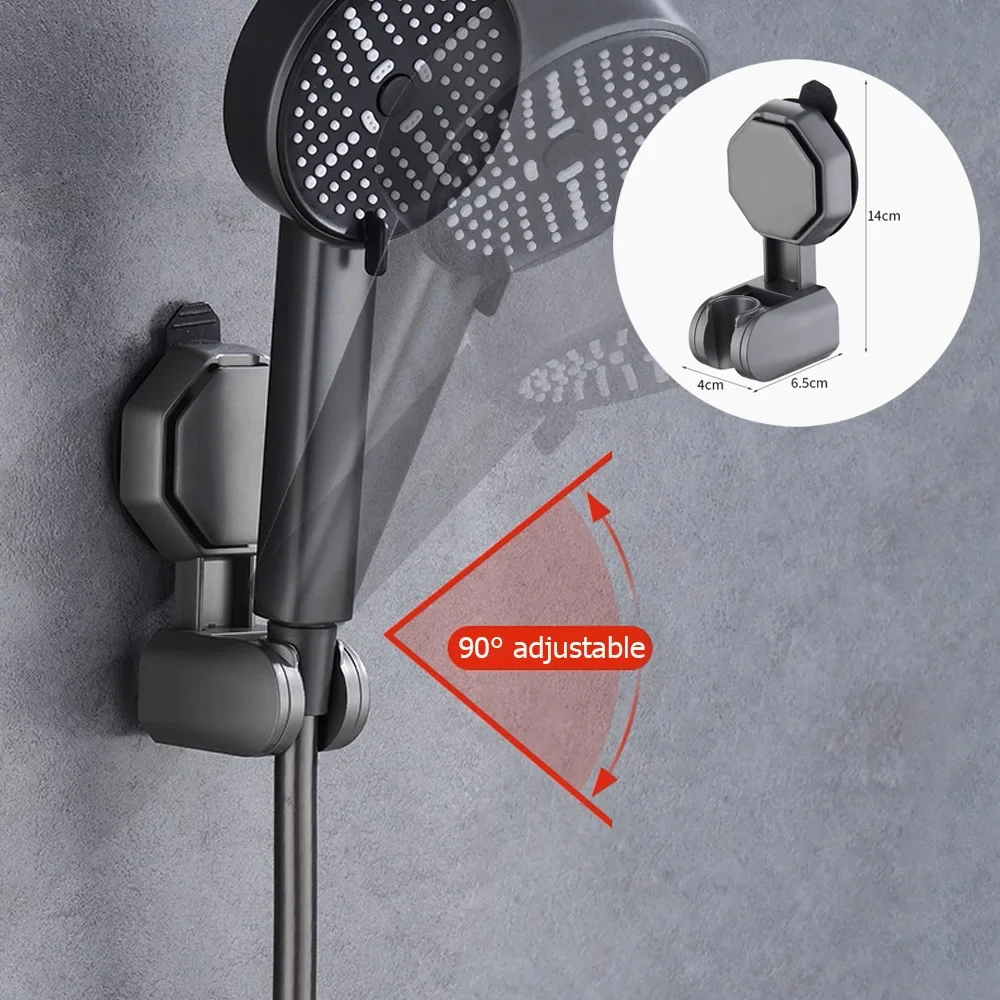New Bathroom Shower Holder Support Strong Suction Cup Adjustable Handheld Shower Base Wall Mounted Shower Head Bracket Removable
New Bathroom Shower Holder Support Strong Suction Cup Adjustable Handheld Shower Base Wall Mounted Shower Head Bracket Removable
