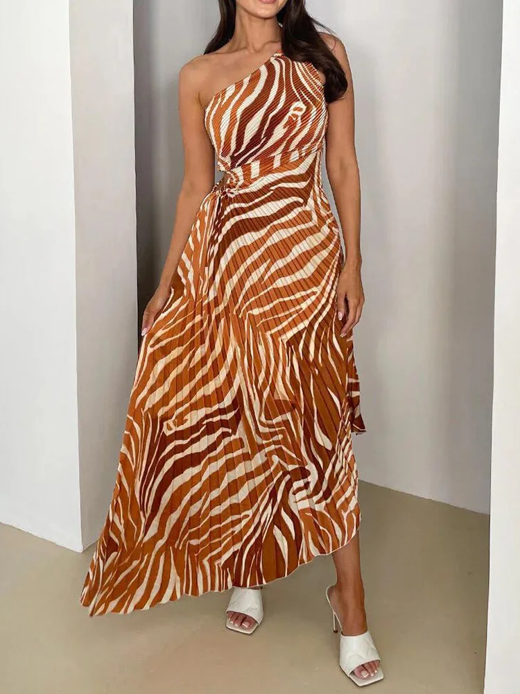 One-Shoulder Hollow Out Elegant Party Dress, Women Summer Sleeveless Fashion Maxi Dress, 2024 Backless Loungewear Ladies Dress
One-Shoulder Hollow Out Elegant Party Dress, Women Summer Sleeveless Fashion Maxi Dress, 2024 Backless Loungewear Ladies Dress