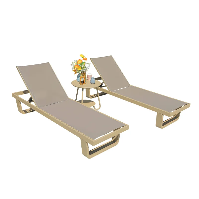 Outdoor aluminum alloy mesh beach pool lounge chair can be adjusted in multiple gears, poolside lounge chair, pool lounge chair
Outdoor aluminum alloy mesh beach pool lounge chair can be adjusted in multiple gears, poolside lounge chair, pool lounge chair