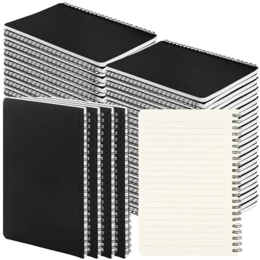 A5 Spiral Notebooks, Ruled Notebooks Bulk, 8 x 5.9 Inch 120 Pages Spiral Lined Notebook Journal, Lined Travel Bulk Writing Pape
A5 Spiral Notebooks, Ruled Notebooks Bulk, 8 x 5.9 Inch 120 Pages Spiral Lined Notebook Journal, Lined Travel Bulk Writing Pape