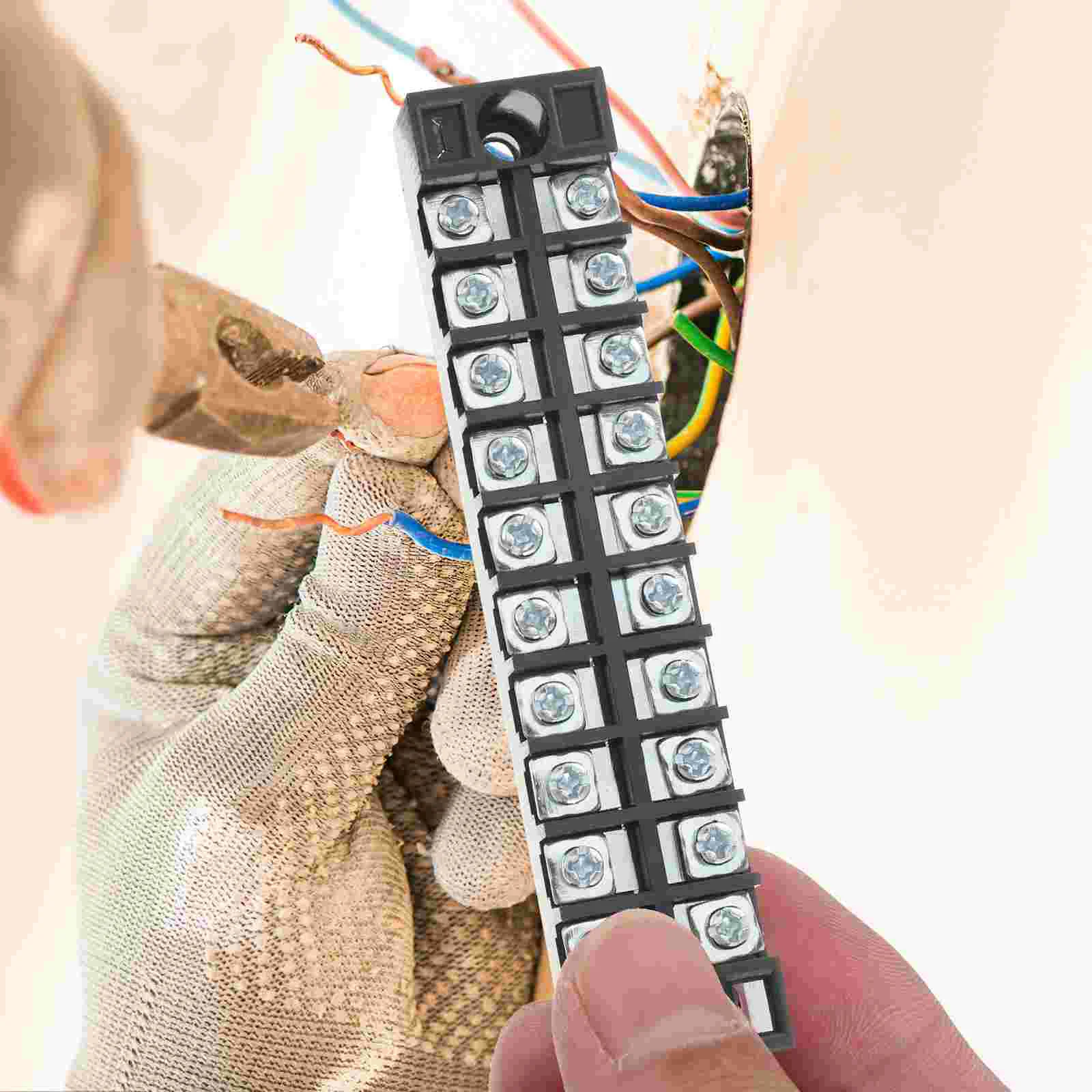 6pcs TB-1510 Terminal Block Wire Connector 15A 10-position Fixed Terminal Block Terminal Board 15A 10-position Terminal Board
6pcs TB-1510 Terminal Block Wire Connector 15A 10-position Fixed Terminal Block Terminal Board 15A 10-position Terminal Board