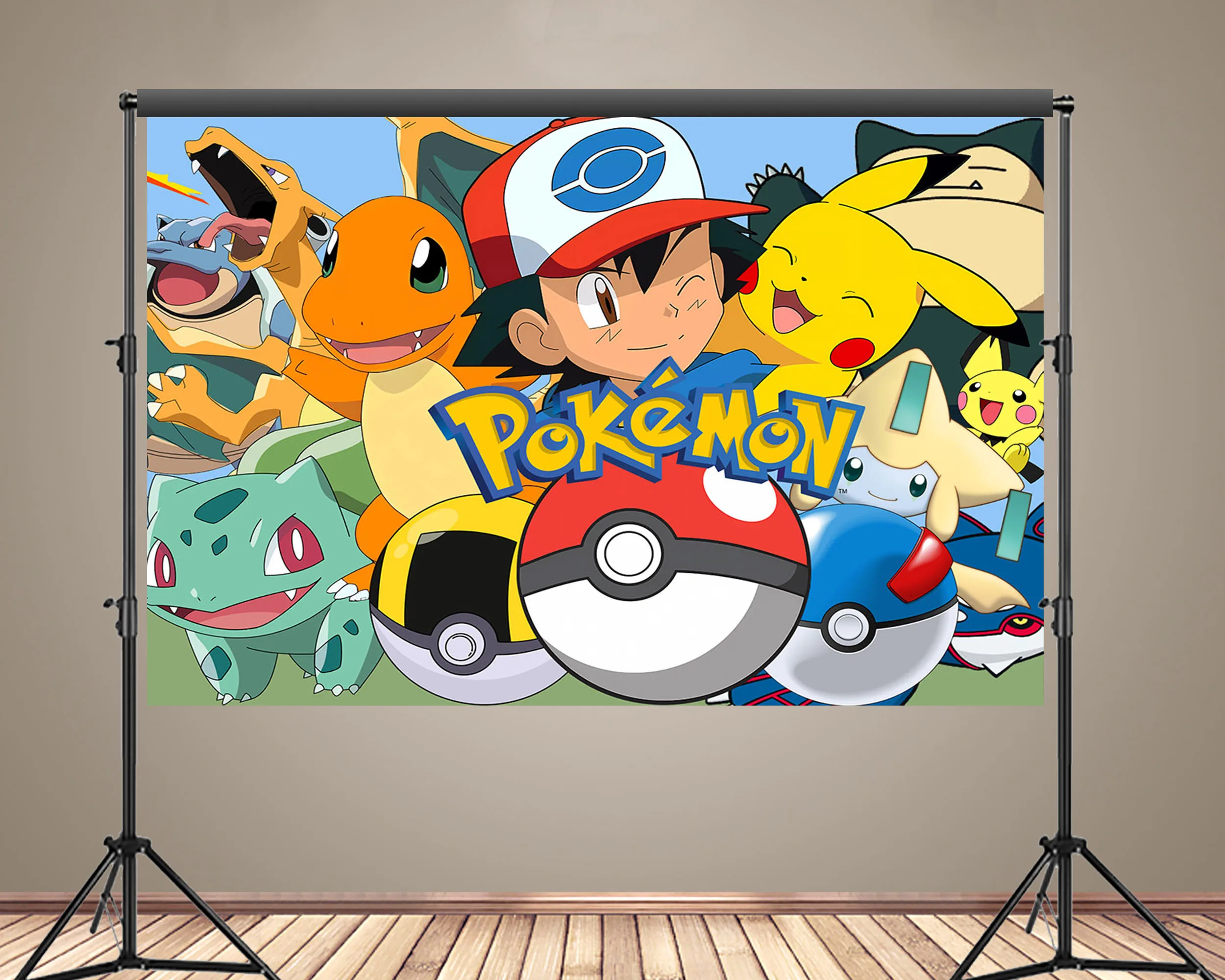 Pokemon Custom Backdrop Kids Birthday Party Decoration Pikachu Baby Shower Photography Background Cover Photo Banner Props
Pokemon Custom Backdrop Kids Birthday Party Decoration Pikachu Baby Shower Photography Background Cover Photo Banner Props