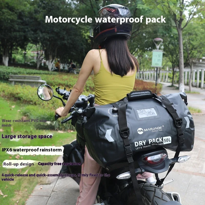 Motorcycle waterproof bag, luggage bag, backpack bag, long-distance riding, rear seat charter flight, tail bag
Motorcycle waterproof bag, luggage bag, backpack bag, long-distance riding, rear seat charter flight, tail bag