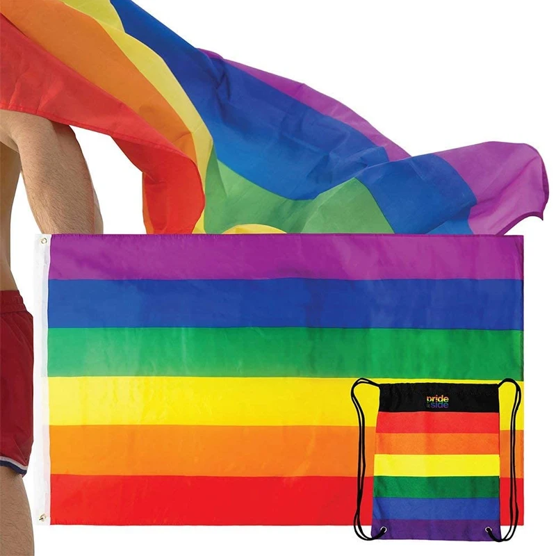 Набор флагов гордости Pride Side Play, Радуга плаща, ЛГБТ, яркие цвета, наружный баннер, дорожная сумка для веревки
Набор флагов гордости Pride Side Play, Радуга плаща, ЛГБТ, яркие цвета, наружный баннер, дорожная сумка для веревки