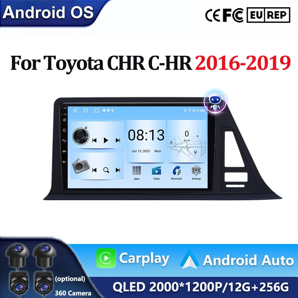 9inch Android Head Unit for Toyota CHR 2016 - 2020 Car Radio Navigation GPS Wireless Carplay Touch Screen 4G Lte WIFI Android 14
9inch Android Head Unit for Toyota CHR 2016 - 2020 Car Radio Navigation GPS Wireless Carplay Touch Screen 4G Lte WIFI Android 14