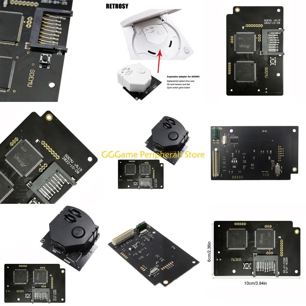U55B Optical Drive Simulation Board V5.15 Welding for Dreamcast VA1 Board
U55B Optical Drive Simulation Board V5.15 Welding for Dreamcast VA1 Board