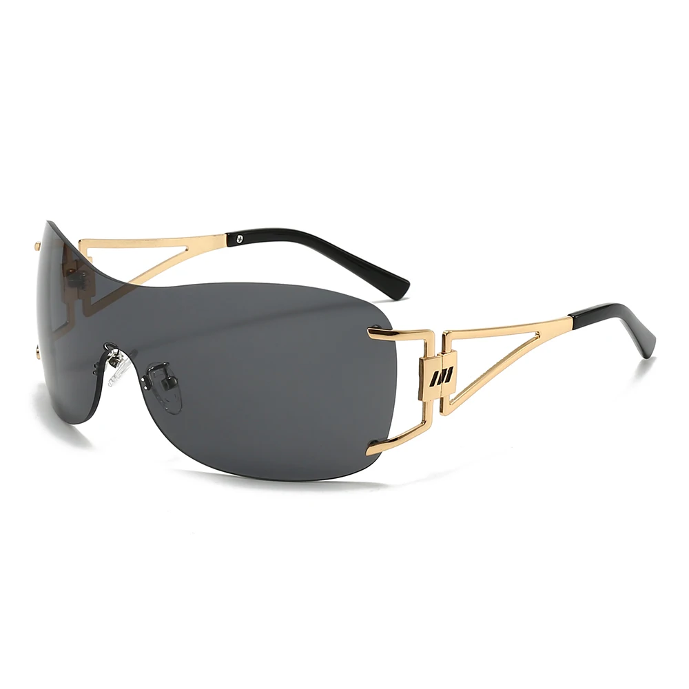 New European and American frameless fashion party sunglasses for women, large frame sunglasses for men
New European and American frameless fashion party sunglasses for women, large frame sunglasses for men