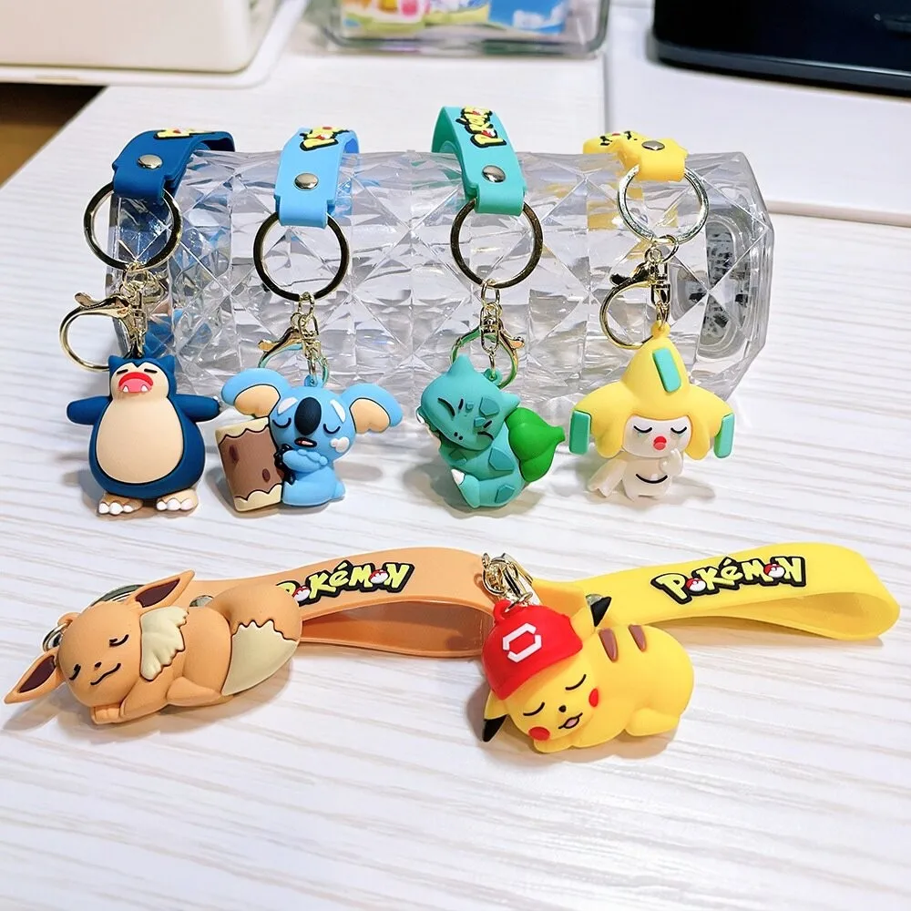 Kawaii Anime pokemon Pikachu Keychian Ins Snorlax Bulbasaur Girl Boy Schoolbag Pendant Cartoon Eevee Student Handbag Keychian
Kawaii Anime pokemon Pikachu Keychian Ins Snorlax Bulbasaur Girl Boy Schoolbag Pendant Cartoon Eevee Student Handbag Keychian