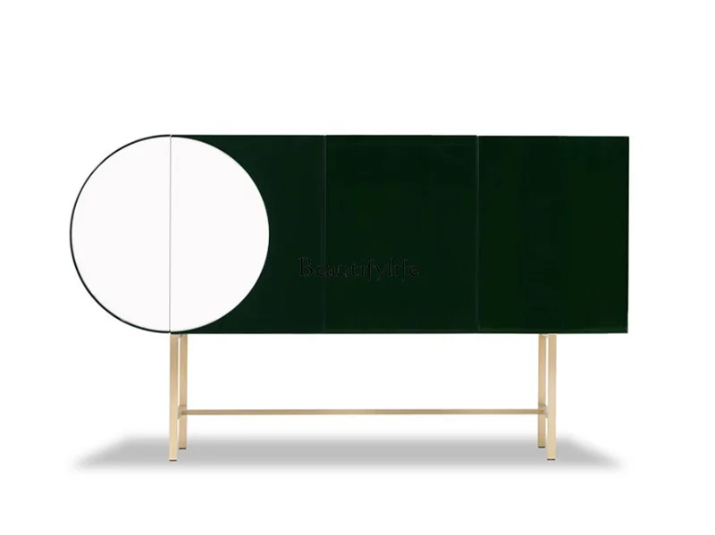 Light luxury entrance side cabinet dark blue paint storage simple modern personality creative side cabinet
Light luxury entrance side cabinet dark blue paint storage simple modern personality creative side cabinet