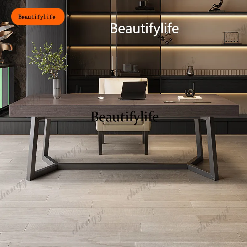 B567 Italian Minimalist Solid Wood Desk Modern Luxury Design Long Table Executive Desk High-End Business Furniture Escritorios
B567 Italian Minimalist Solid Wood Desk Modern Luxury Design Long Table Executive Desk High-End Business Furniture Escritorios