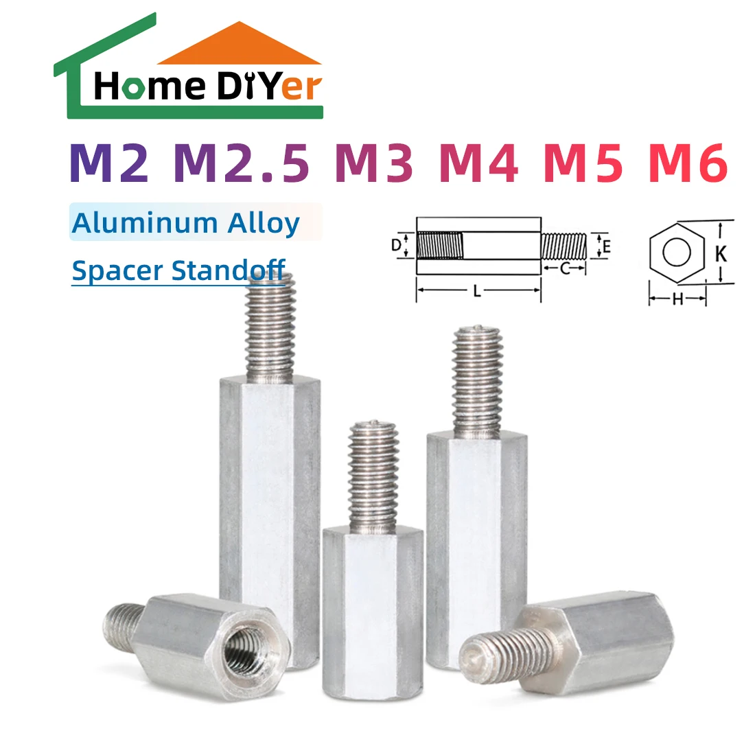 5Pcs Hex Standoff Pcb Spacer M2 M2.5 M3 M4 M5 M6 Aluminum Male Female Board Rack Stud Threaded Pillar Column Spacer Screw
5Pcs Hex Standoff Pcb Spacer M2 M2.5 M3 M4 M5 M6 Aluminum Male Female Board Rack Stud Threaded Pillar Column Spacer Screw