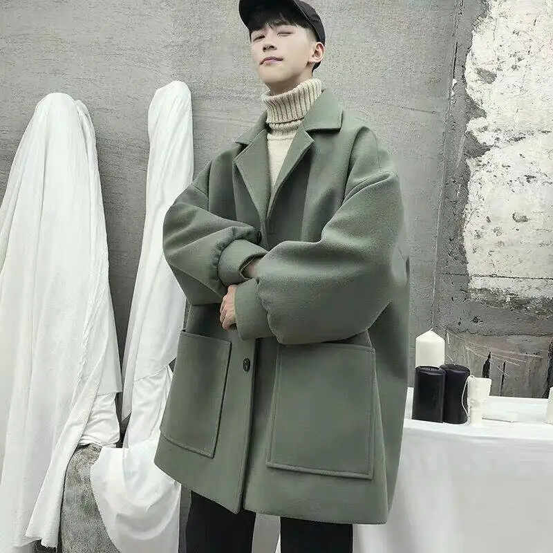 Ins Style Loose Men's Jacket Mid-Length Autumn Winter Fashionable Student Clothes CleanFit Cotton Sport Scene Single Button
Ins Style Loose Men's Jacket Mid-Length Autumn Winter Fashionable Student Clothes CleanFit Cotton Sport Scene Single Button