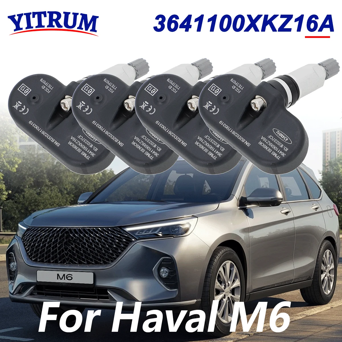 Датчик шин TPMS для Haval M6 2017 2018 2019 2020 2021 2022 2023 2024 M6 Plus 2021 2022 2023 2024 3641100 XKZ16A 3641100 XKZ16B
Датчик шин TPMS для Haval M6 2017 2018 2019 2020 2021 2022 2023 2024 M6 Plus 2021 2022 2023 2024 3641100 XKZ16A 3641100 XKZ16B