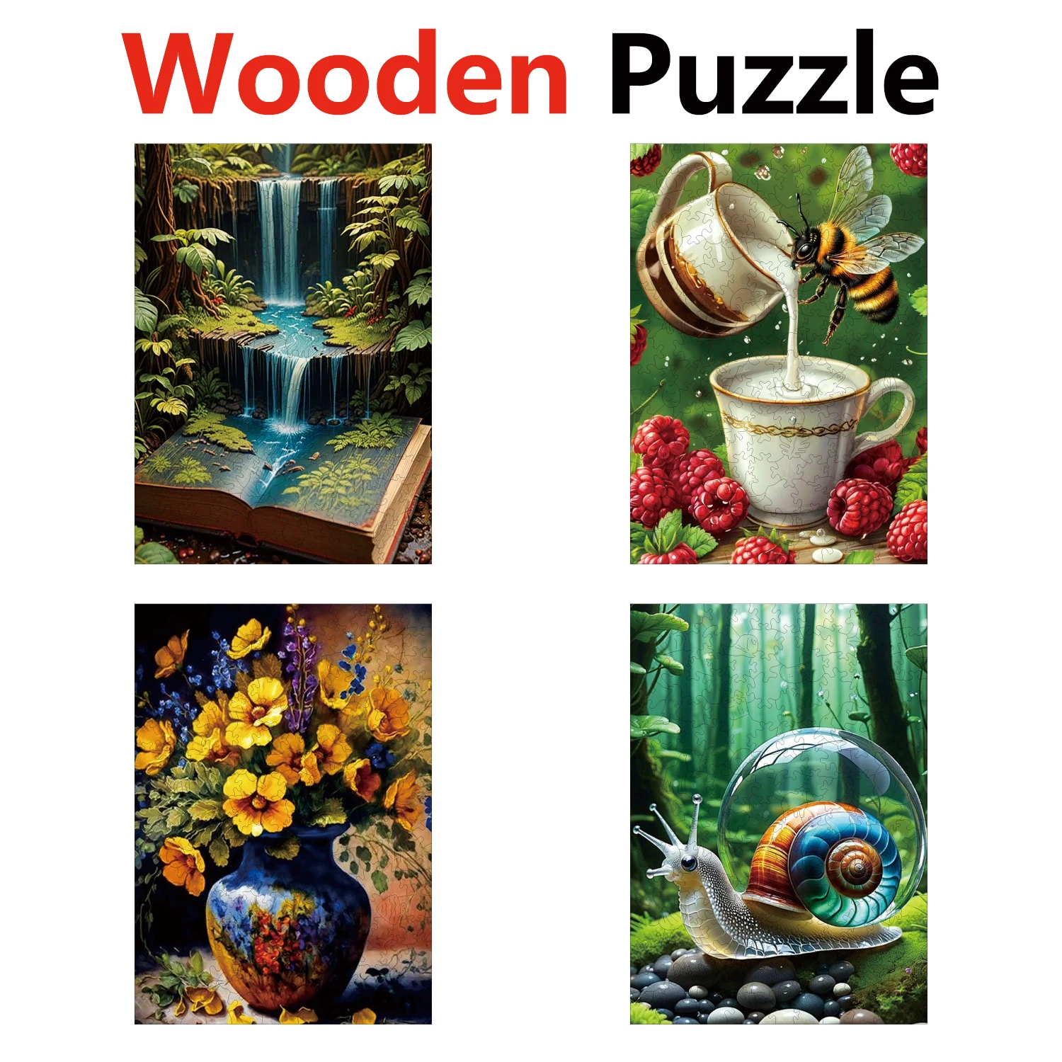 Milk Vase Snail Animal Puzzles High Quality Jigsaw Puzzle Wooden Puzzle Best Christmas Gift
Milk Vase Snail Animal Puzzles High Quality Jigsaw Puzzle Wooden Puzzle Best Christmas Gift