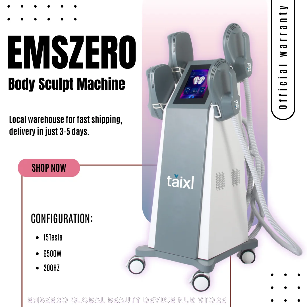 Professional EMS NEO 6500W RF Machine Hi-EMT Body Sculpting Fat Burning EMS Slimming Muscle Sculpt Stimulation Equipment
Professional EMS NEO 6500W RF Machine Hi-EMT Body Sculpting Fat Burning EMS Slimming Muscle Sculpt Stimulation Equipment