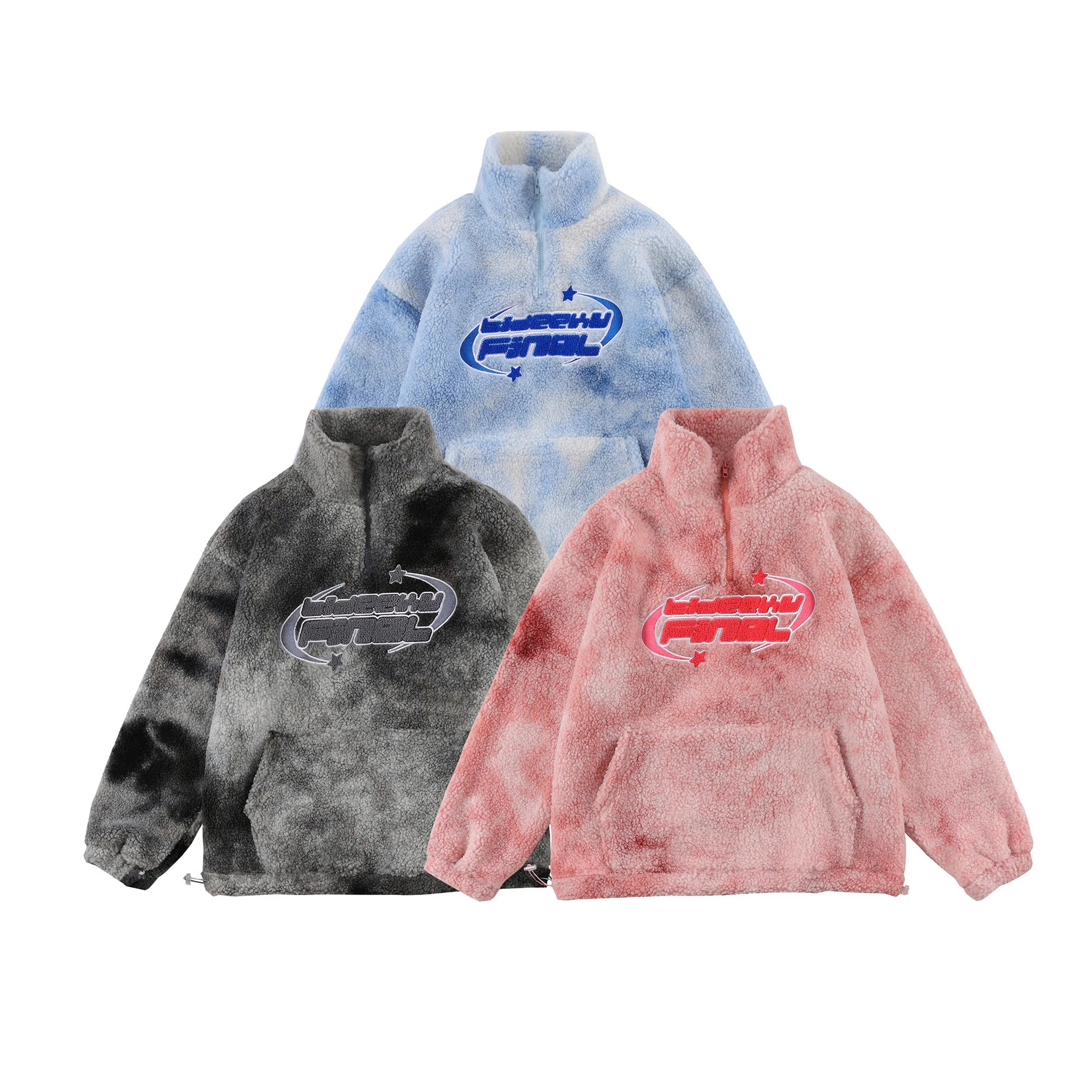 2022 winter brand clothing thick and warm men and women ins high street loose jacket tie-dye stand collar loose lamb wool jacket
2022 winter brand clothing thick and warm men and women ins high street loose jacket tie-dye stand collar loose lamb wool jacket