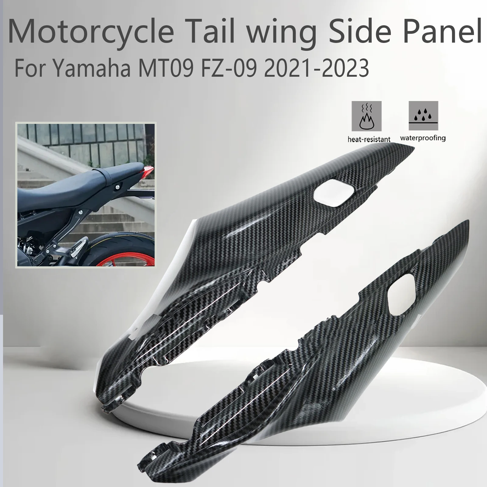 motorcycle accessories For Yamaha MT09 FZ-09 MT09 SP 2021-2023 ABS Carbon Fiber Rear Passenger Tail Side Seat Fairing
motorcycle accessories For Yamaha MT09 FZ-09 MT09 SP 2021-2023 ABS Carbon Fiber Rear Passenger Tail Side Seat Fairing