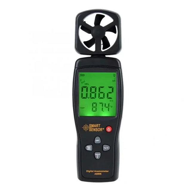 SMART SENSOR AS806 Integrated Digital Anemometer Meter
SMART SENSOR AS806 Integrated Digital Anemometer Meter