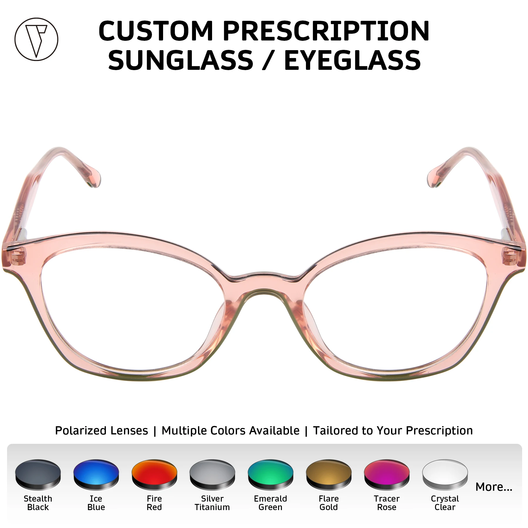 ONDEX Custom Prescription Sunglasses/Eyeglasses,Stylish UV400 Polarized Lenses,Photochromic Lens,Personalized Power-1.00 to-8.50
ONDEX Custom Prescription Sunglasses/Eyeglasses,Stylish UV400 Polarized Lenses,Photochromic Lens,Personalized Power-1.00 to-8.50